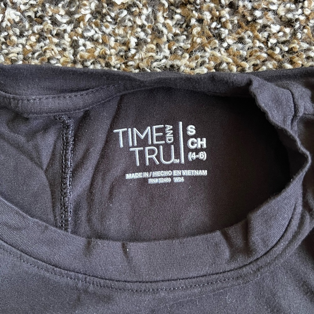 Time and Tru Black Sleeveless Halter Mini Dress - Picture 7 of 7